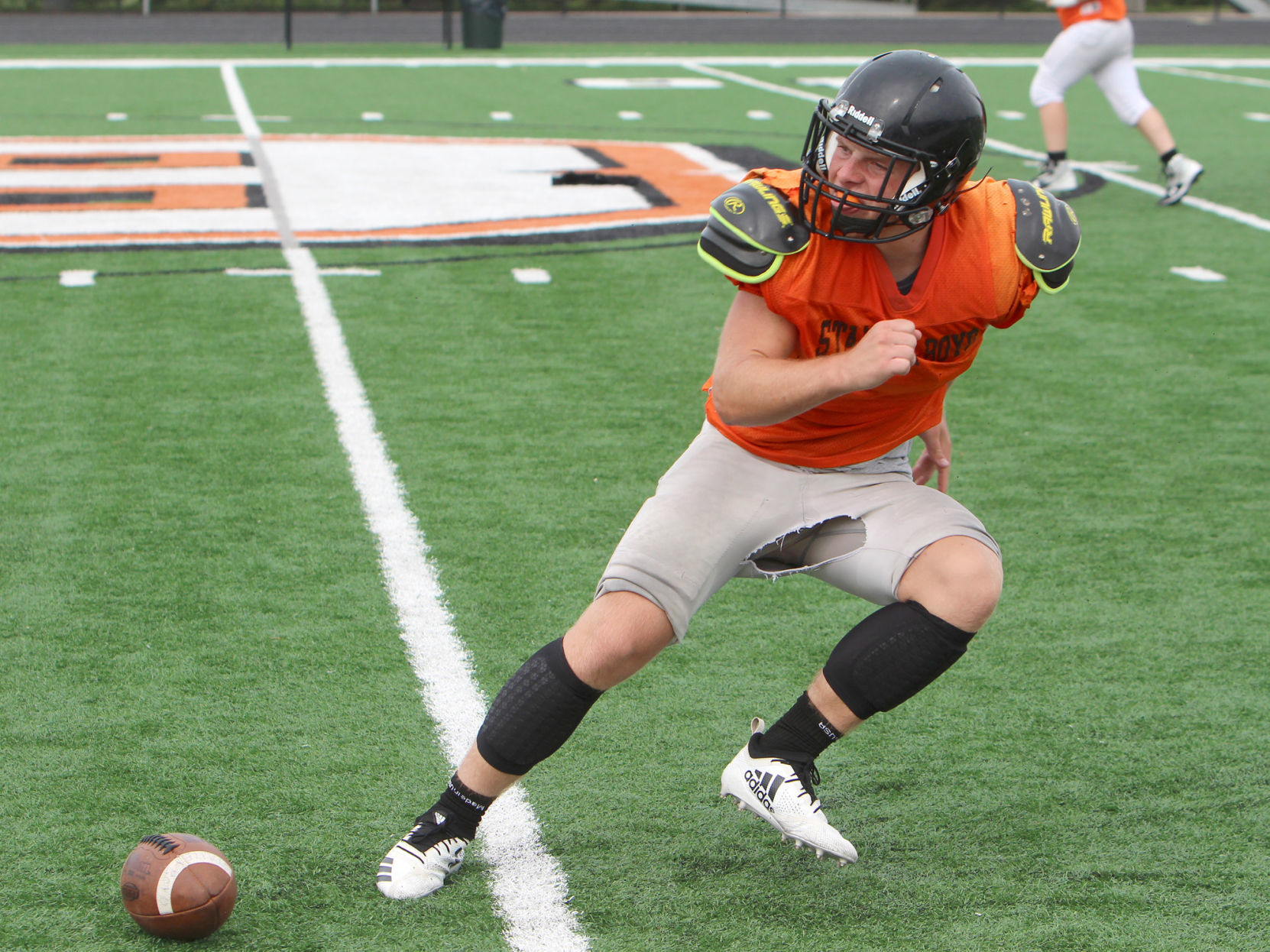Stanley-Boyd football practice 8-12-19